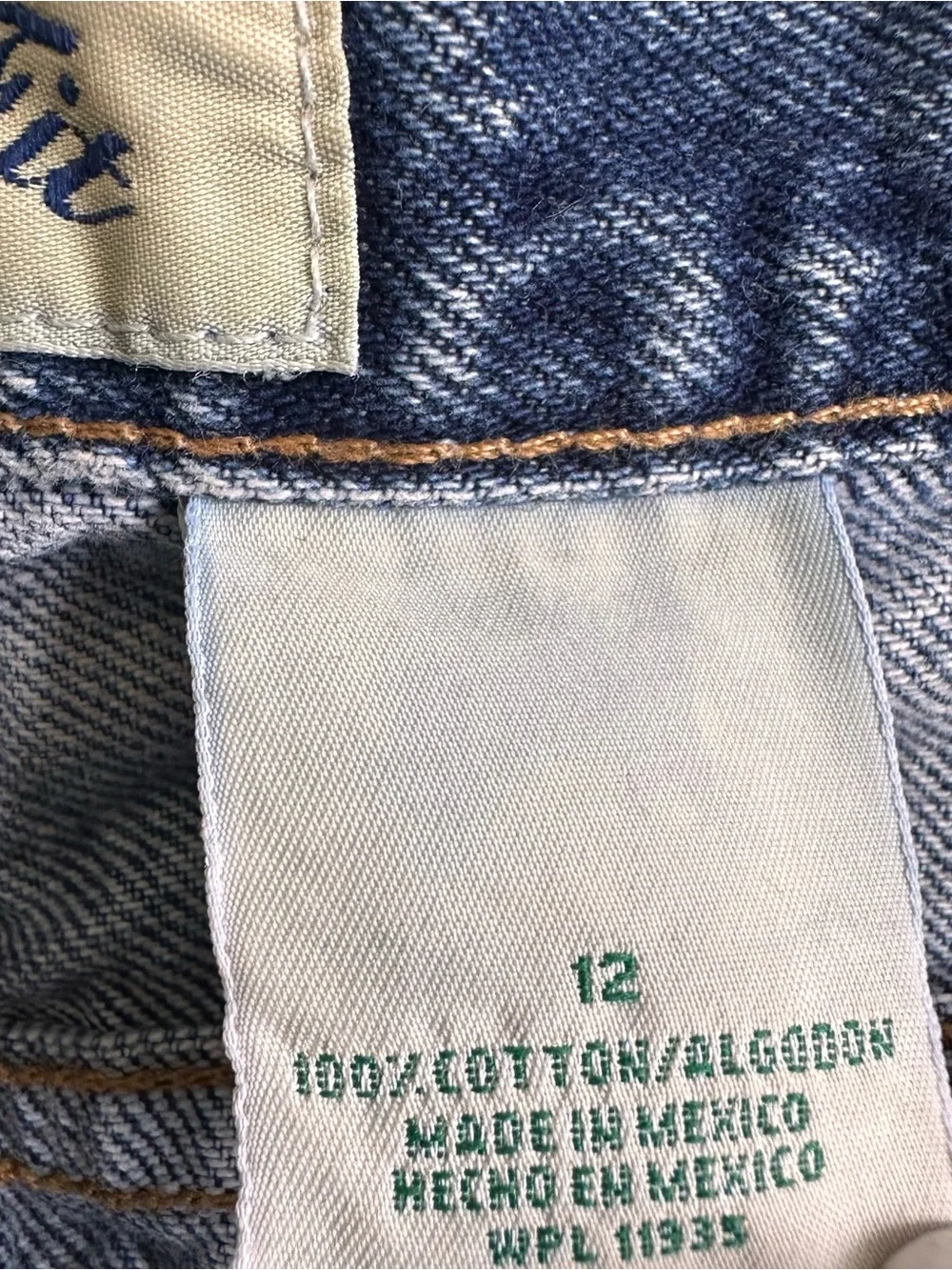Vintage St. John's Bay Classic Fit High Waist Blue Mom Jeans Women’s 12